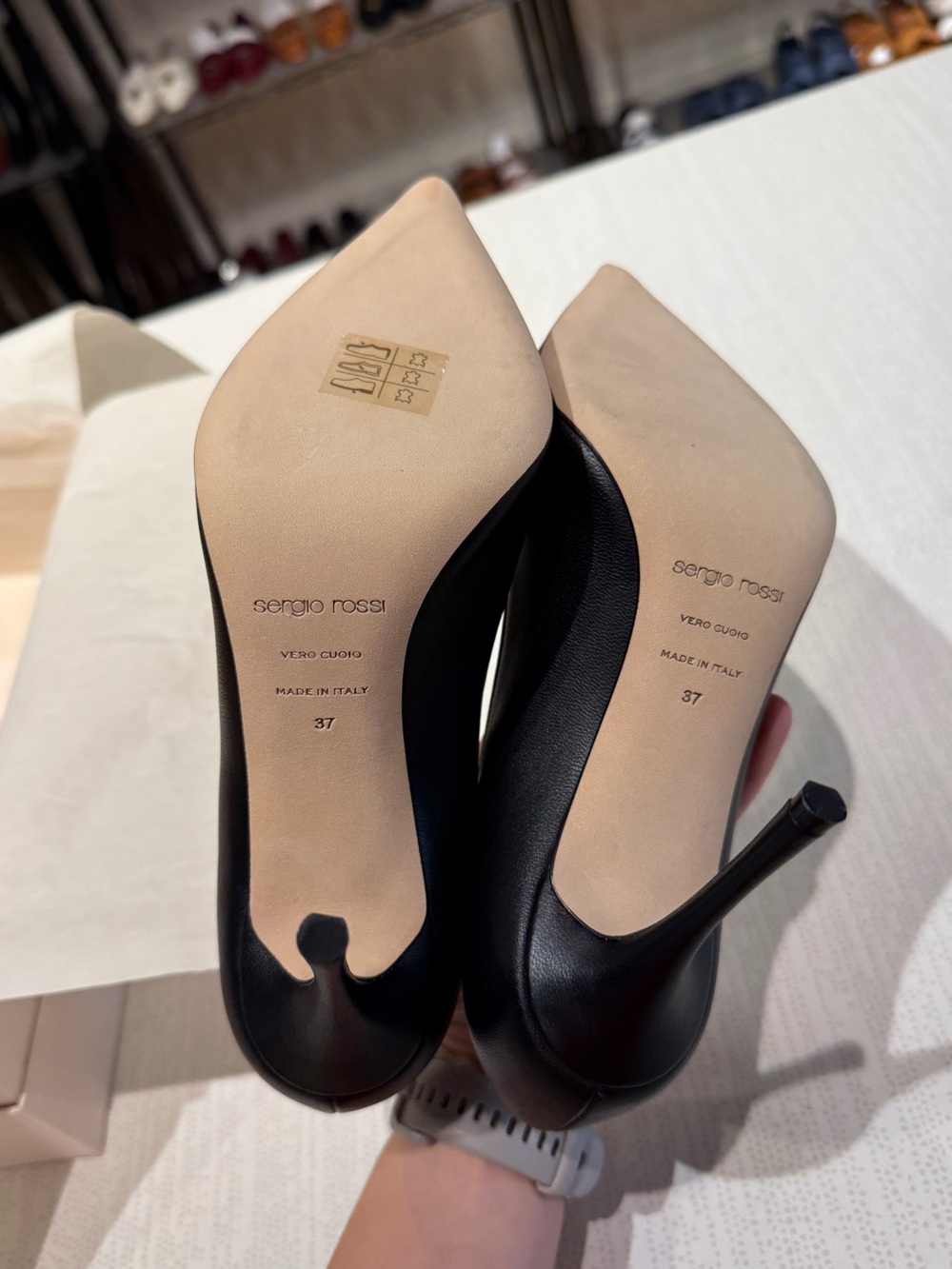 Sergio Rossi Godiva 90mm Pumps - Picture 7 of 9